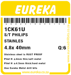 1CK61 - Self Tapper ST/ST -1CK61_Label_T